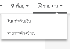 รายงานใบเสร็จ